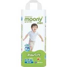 Трусики-подгузники Moony для мальчиков 12-17 кг ХL (38/4) 4903111184675