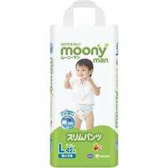 Трусики Moony для мальчиков 9-14 кг 42(44) шт (L) 4903111183418