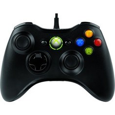 Геймпад Microsoft XBox 360 Controller, black (52A-00005)