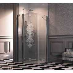 Душевая дверь Huppe Design victorian 88. 5-91. 5х196 см frozengrace (DV0302.092.344)