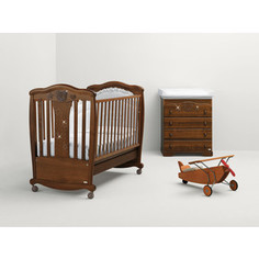 Кроватка Mibb Magic Noce Antico (темный орех) LI024LNA