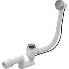 Слив-перелив AlcaPlast Автомат для ванны хром (A51CR)