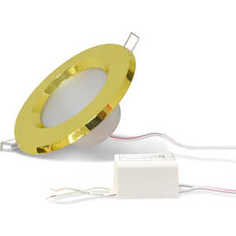 Точечный светодиодный светильник Estares TH-100-5W-Gold теплый белый