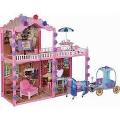 Дом Shantou Gepai для куклы 29 см с каретой 2101