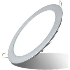 Встраиваемый светодиодный ультратонкий светильник Estares DL-14 Silver тёплый белый