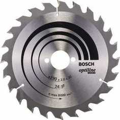 Диск пильный Bosch 190х30мм 24зуба Optiline Wood (2.608.641.185)