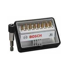Набор бит Bosch х25мм 8шт + держатель S Max Grip Robust Line (2.607.002.574)