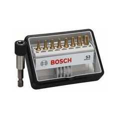 Набор бит Bosch х25мм 8шт + держатель S Max Grip Robust Line (2.607.002.576)