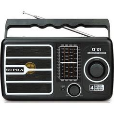 Радиоприемник Supra ST-121 black