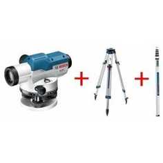 Нивелир оптический Bosch GOL 26D + штатив BT160 + рейка GR500 (0.601.068.002)