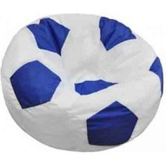 Кресло-мешок Мяч Пазитифчик БМО6 бело-синий
