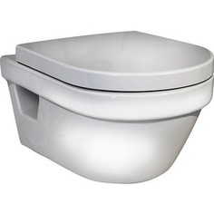 Унитаз Gustavsberg Hygienic Flush WWS подвесной безободковый с сиденьем Hygienic Flush (5G84HR01)