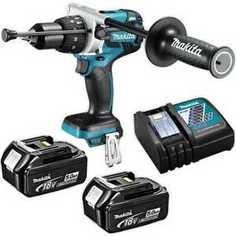 Аккумуляторная ударная дрель-шуруповерт Makita DHP481RTE