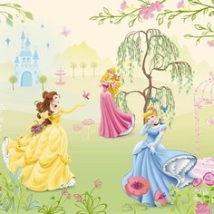Фотообои Disney Edition 1 Princess Garden 184 х 127см.