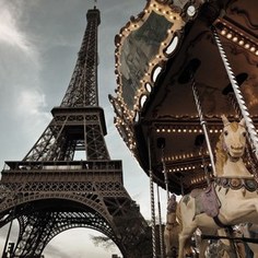 Фотообои Komar Carrousel de Paris 184 х 127см. (1-602)