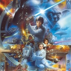Фотообои Komar STAR WARS Luke Skywalker Collage 184 х 254см. (4-441)