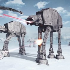 Фотообои Komar STAR WARS Battle of Hoth 368 х 254см. (8-481)