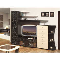 Тумба для радиоаппаратуры ОЛМЕКО Олимп-М15 венге/дуб линдберг