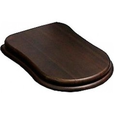 Сиденье для унитаза Cezares Laredo деревянное орех микролифт фурнитура бронза (CZR-165W-S-Br)