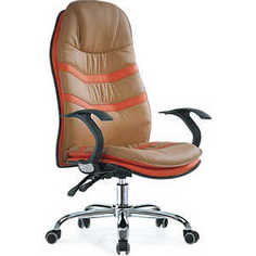 Офисное кресло SmartBuy SB-A326 бежевое с оранжевым