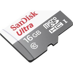 Карта памяти Sandisk 16GB microSDHC Class 10 Ultra Android UHS-I (SDSQUNB-016G-GN3MN)