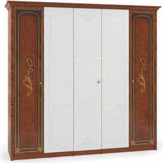 Шкаф Шатура Флоренция-М 5 дверный (2+1+2) с 3 зеркалами 242718