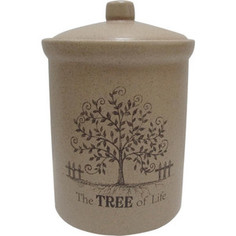 Банка для сыпучих продуктов (большая) Terracotta Дерево жизни (TLY301-2-TL-AL)