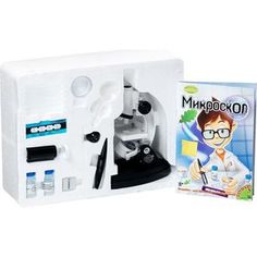 Набор для исследований Bondibon Микроскоп 15 экспериментов (BB0928)