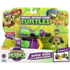 Фигурка Playmates Черепашки-ниндзя 6см c трансп средством в асстименте, серия Half Shell Hero (96700)