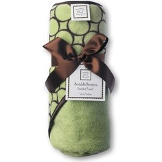 Полотенце с капюшоном SwaddleDesigns Полотенце с капюшоном Hooded Towel Lime w/BR Mod C (SD-060LM)