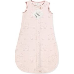 Спальный мешок SwaddleDesigns zzZipMe Sack (3-6) Pink/Srerling Deco Elephant (SD-354SP-3M)