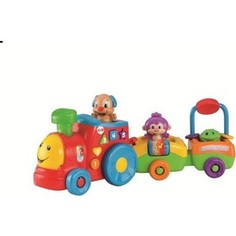 Развивающая игрушка Fisher Price Смейся и учись паровозик ученого щенка (CDF60)