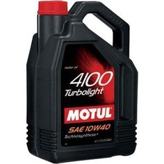 Моторное масло MOTUL 4100 Turbolight 10w-40 4 л