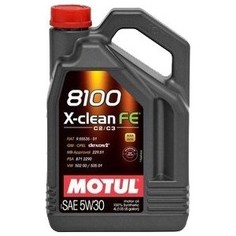 Моторное масло MOTUL 8100 X-Clean FE 5w-30 4 л