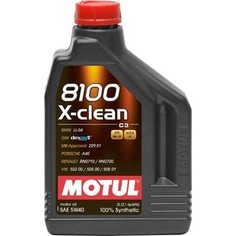 Моторное масло MOTUL 8100 X-Clean 5W-40 2 л