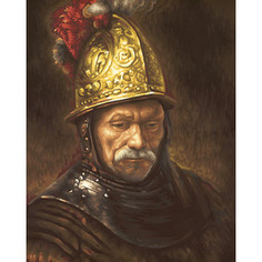 Раскраска Schipper Репродукция Мужчина в золотом шлеме (9130406)