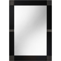 Зеркало Dubiel Vitrum с окантовкой чёрного цвета и кристаллами, 60х80 (УТ000000995)