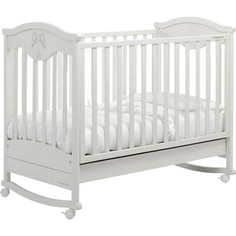 Кровать Foppapedretti Charmant автостенка колесо качалка ящик 125x65 см Bianco (KFC-00739900172510)