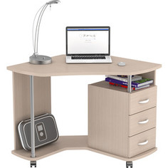 Стол компьютерный ВасКо КС 20-25 - дуб молочный