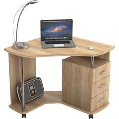 Стол компьютерный ВасКо КС 20-25 - дуб сонома