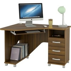 Стол компьютерный ВасКо КС 20-27 М1 - орех валенсия