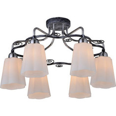 Потолочная люстра IDLamp 847/6PF-Blueglow