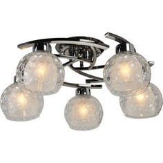 Потолочная люстра IDLamp 875/5PF-Darkchrome