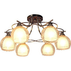 Потолочная люстра IDLamp 873/6PF-Darkchrome