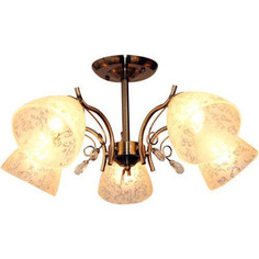 Потолочная люстра IDLamp 852/5PF-Oldbronze