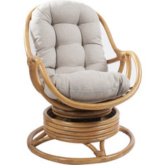 Кресло-качалка Мебель Импэкс Kara мёд с подушкой