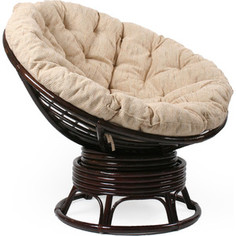 Кресло для отдыха Мебель Импэкс Papasan орех с подушкой