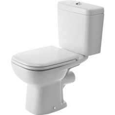 Комплект Duravit D-Code Унитаз напольный с бачком и сиденьем (21110900002+0927100004+0067390000)