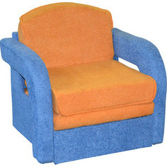 Кресло-кровать Mebel Ars Кармен-2-астра желто-синяя