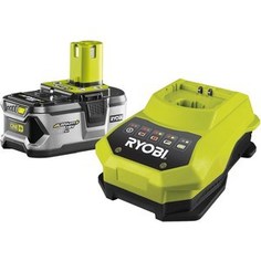 Зарядное устройство Ryobi RBC18L50 с аккумулятором 18В 5Ач Li-ion One+ (3002601)